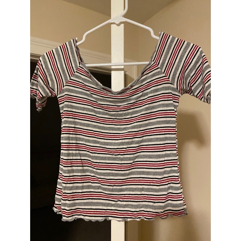 Striped Crop Top